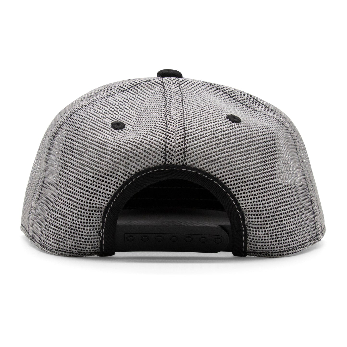 Kids Wolf Flat Bill Hat royal back view