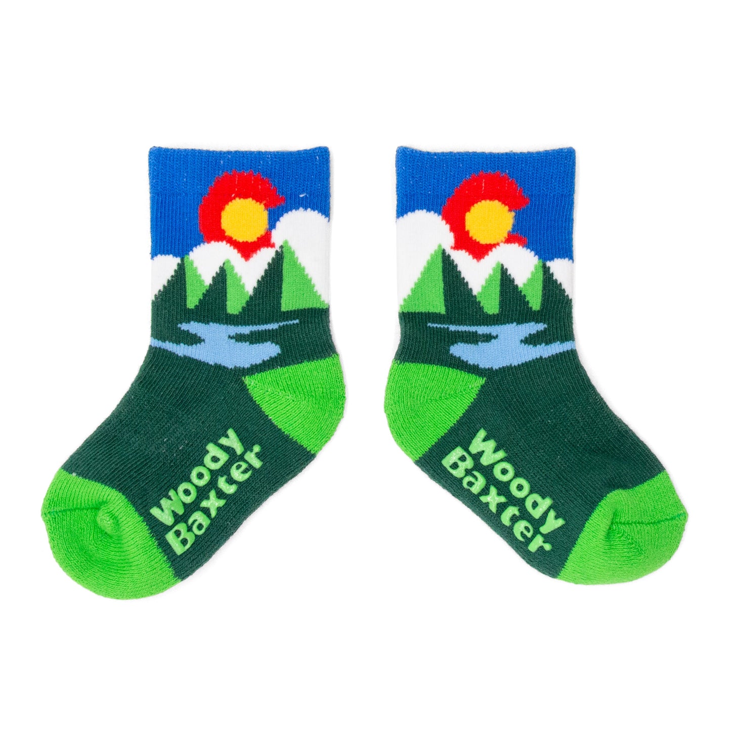 Toddler Colorado Evergreen Socks royal