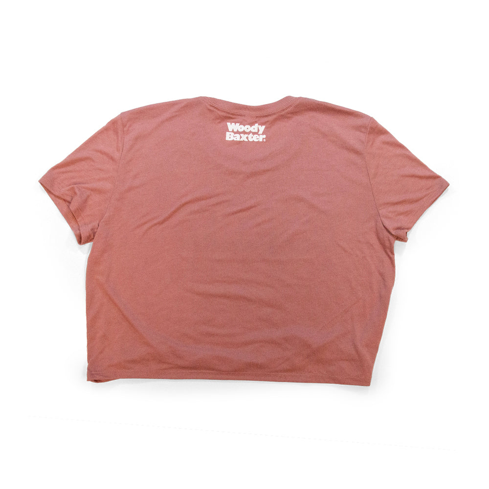Women's Colorado Mountain Sunrise Crop T-Shirt