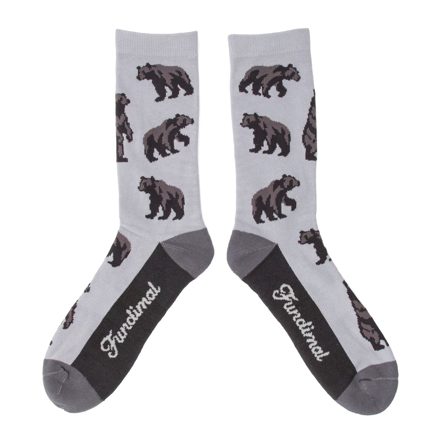 Adult Black Bear All Over Socks