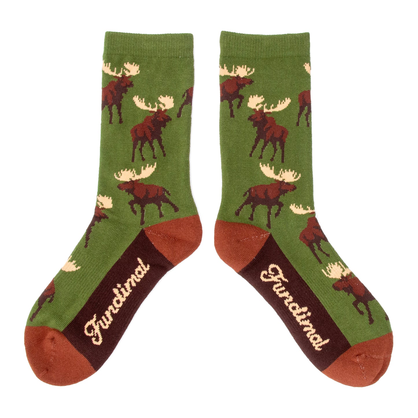 Adult Moose All Over Socks