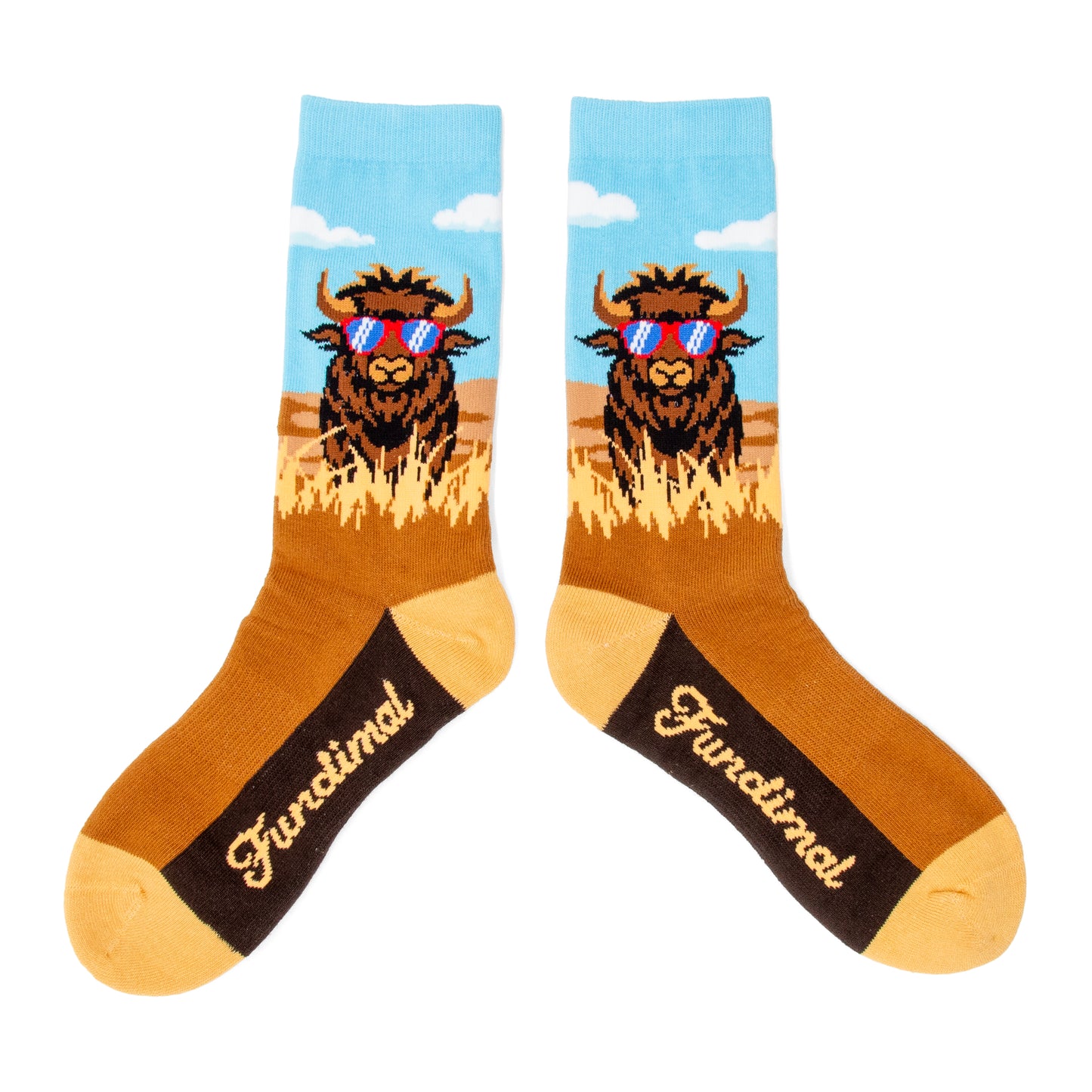 Adult Bison Shades Socks