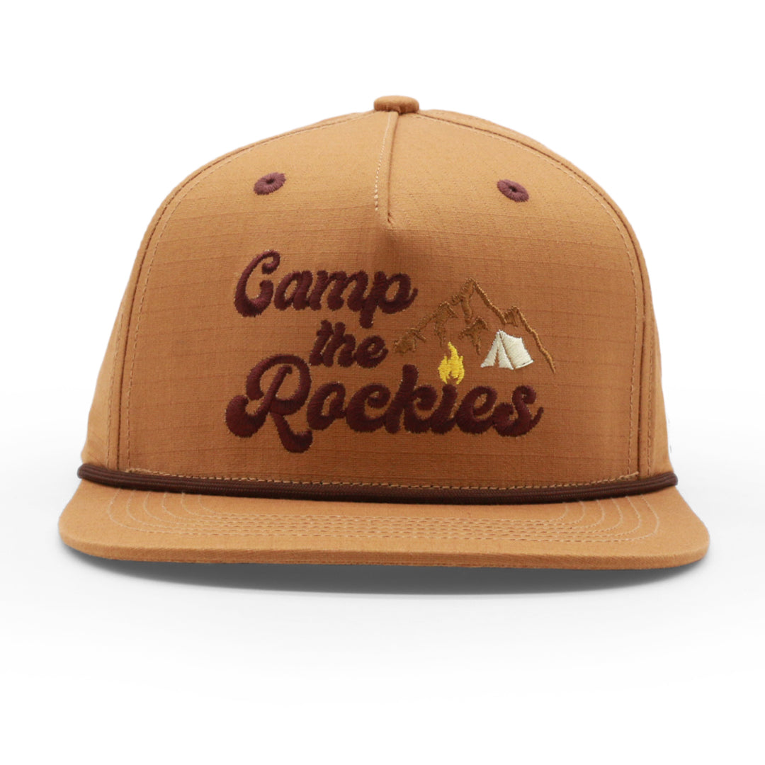 Camp the Rockies Rope Hat royal front view
