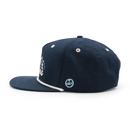 Adult Ride the Rockies Rope Hat royal right side view