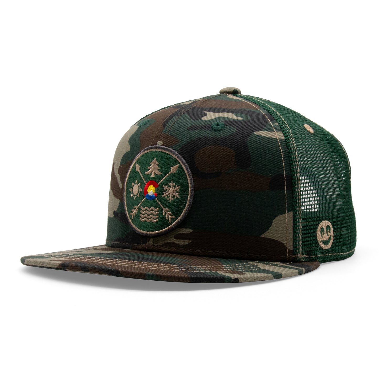 Adult Colorado All Seasons Patch Flat Bill Hat