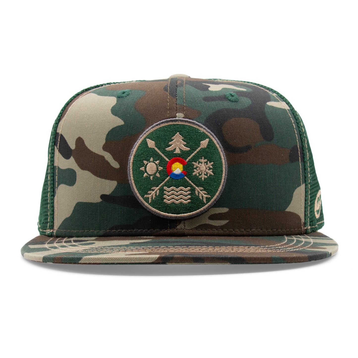 Adult Colorado All Seasons Patch Flat Bill Hat