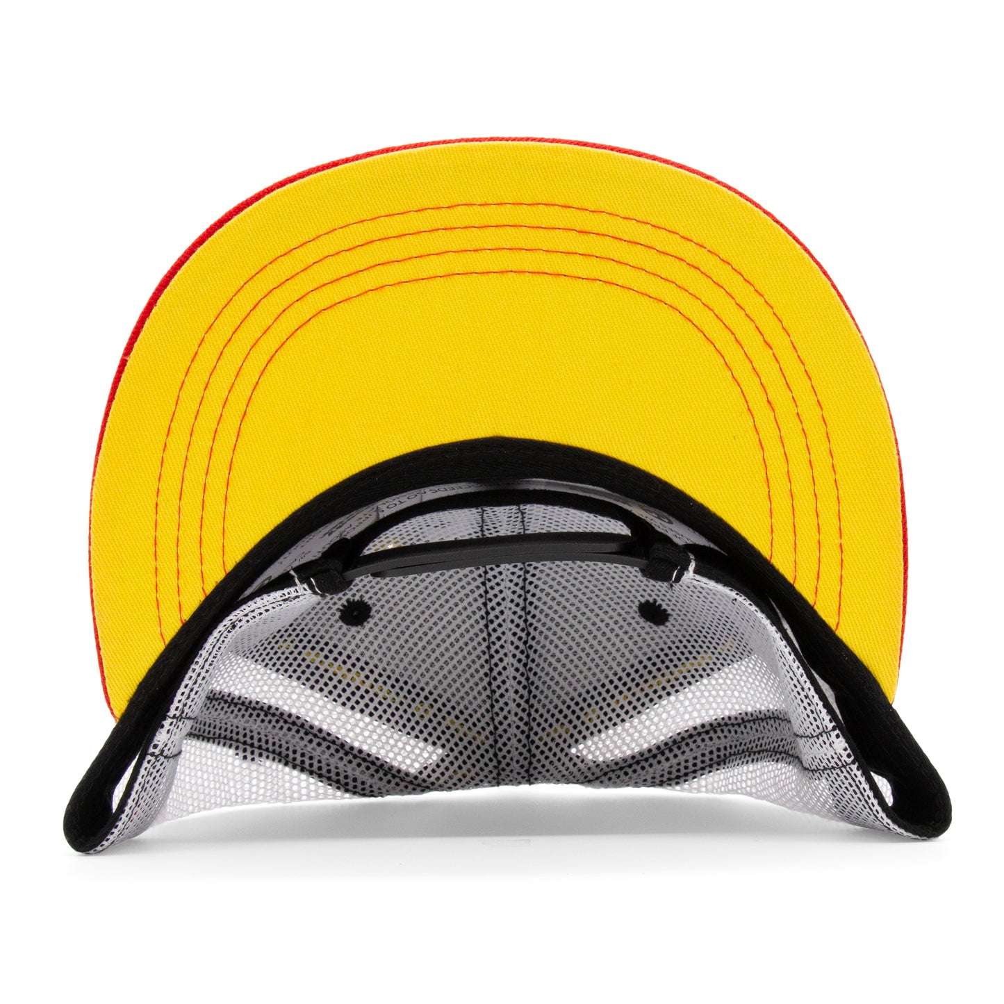 Adult New Mexico Zia Flat Bill Hat - Black/Red - Underbill