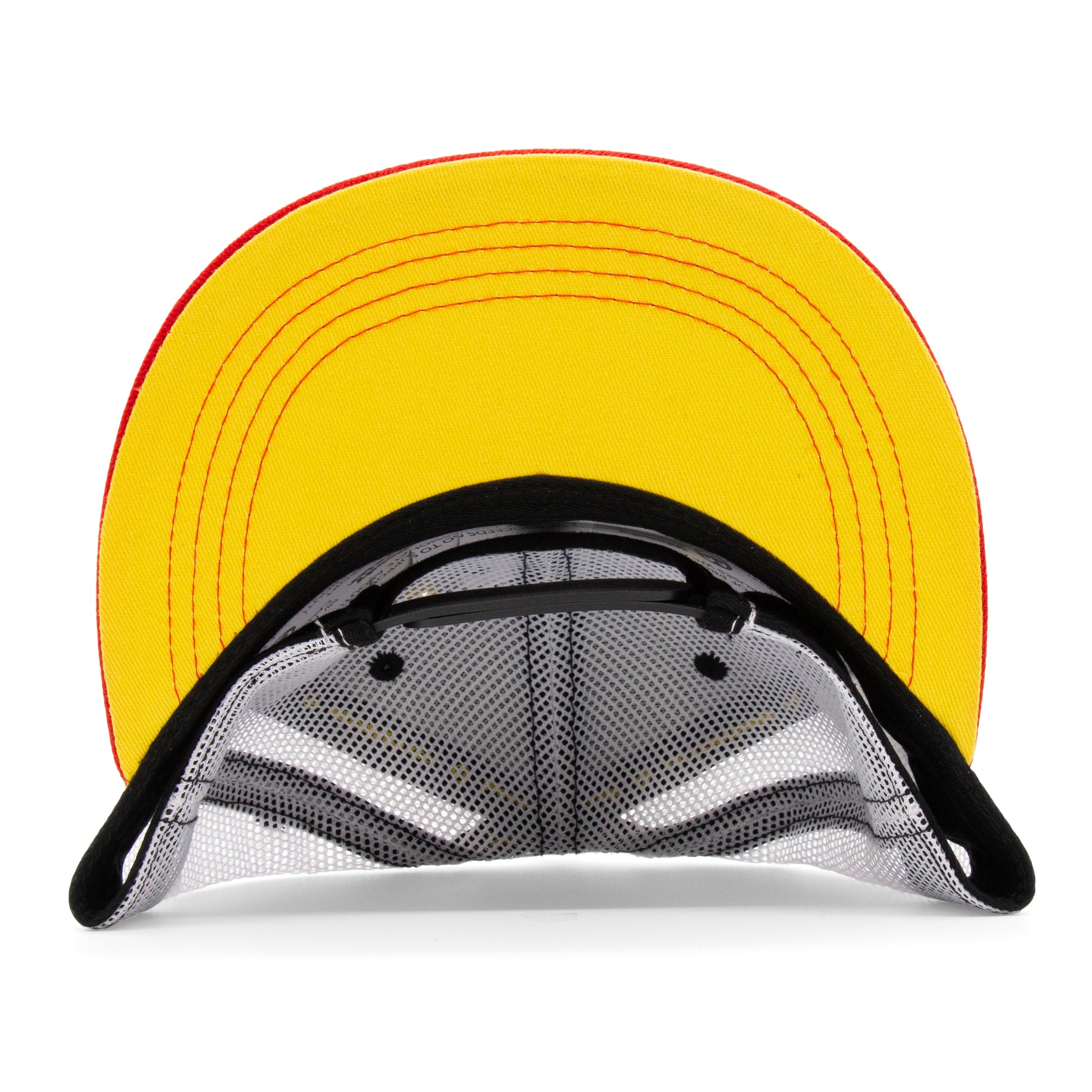 Adult New Mexico Zia Flat Bill Hat - Black/Red - Underbill