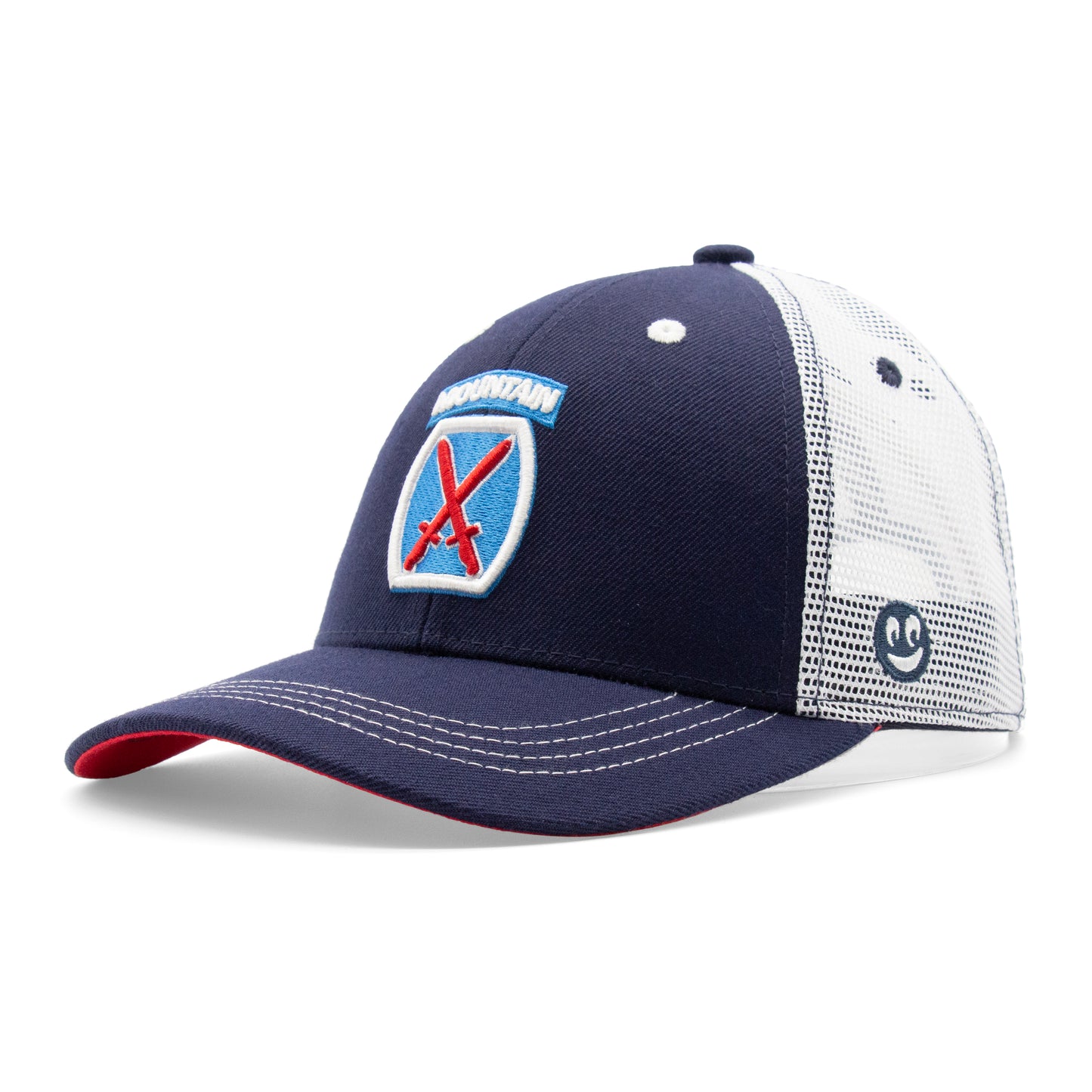 Adult 10th Mountain Low Pro Curved Bill Hat - Angled