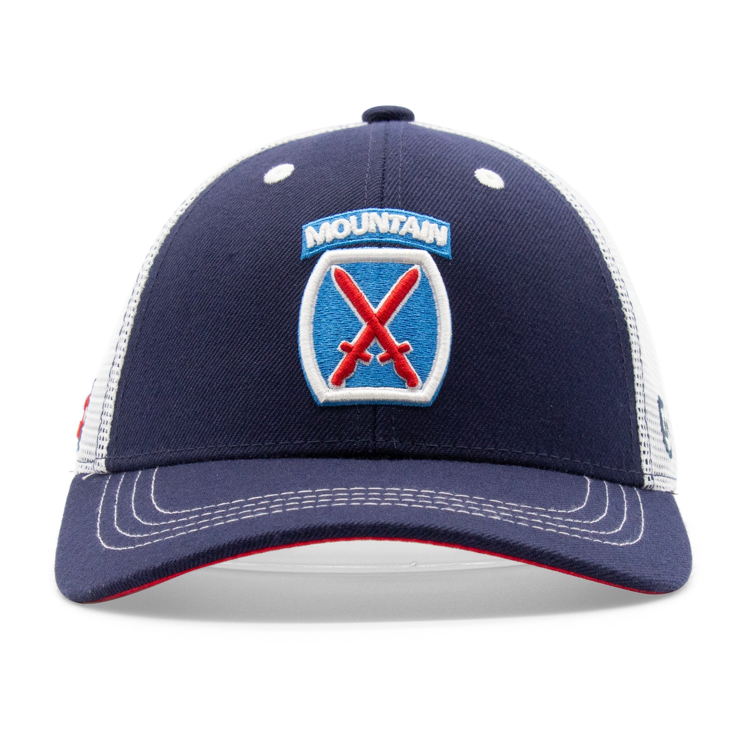 Adult 10th Mountain Low Pro Curved Bill Hat - Front