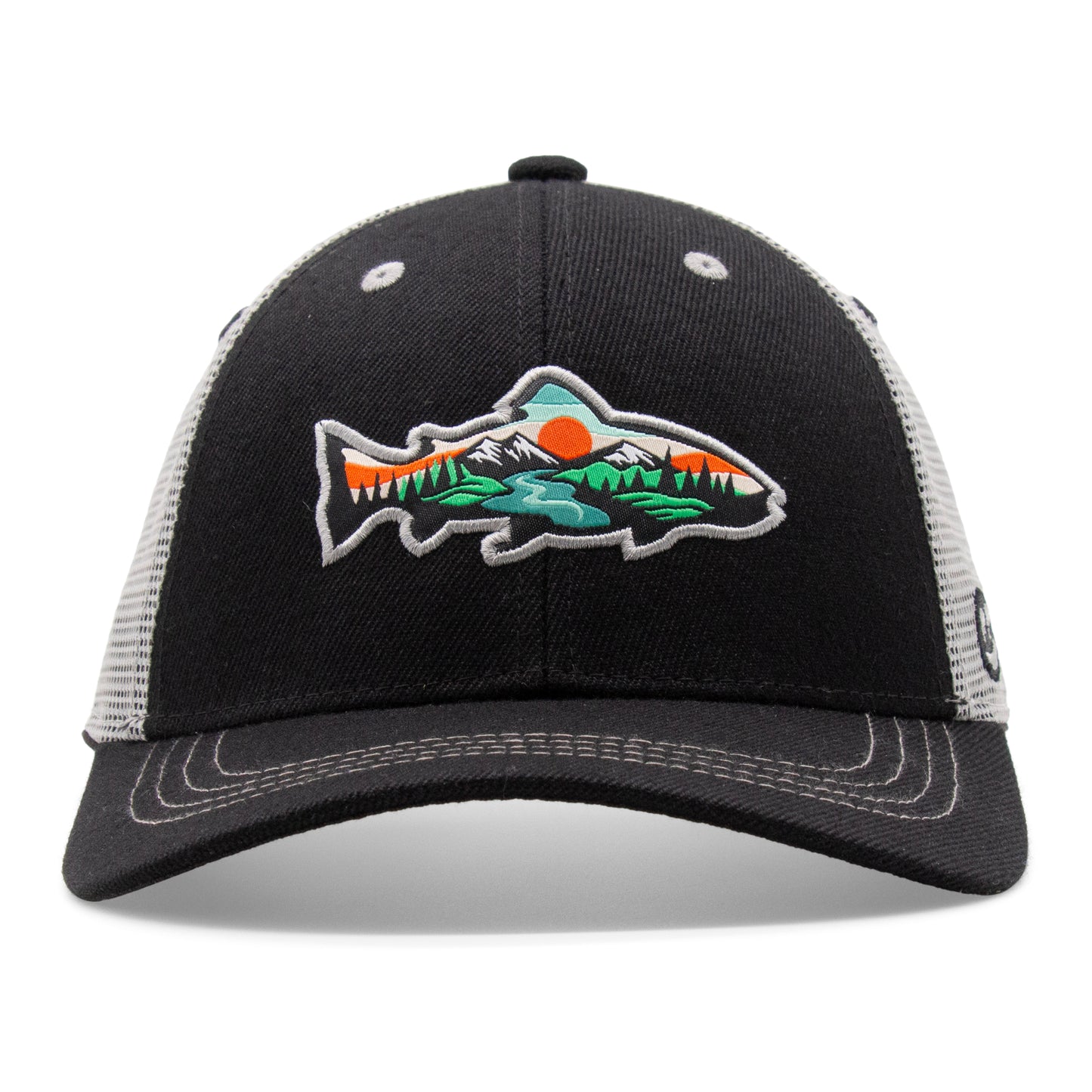 Adult Trout Stream Low Pro Curved Bill Hat - Front