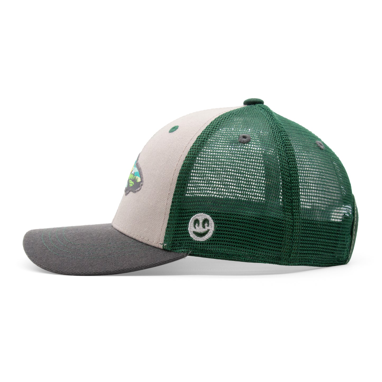 Adult Trout Stream Low Pro Curved Bill Hat - Left Side