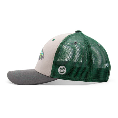 Adult Trout Stream Low Pro Curved Bill Hat - Left Side