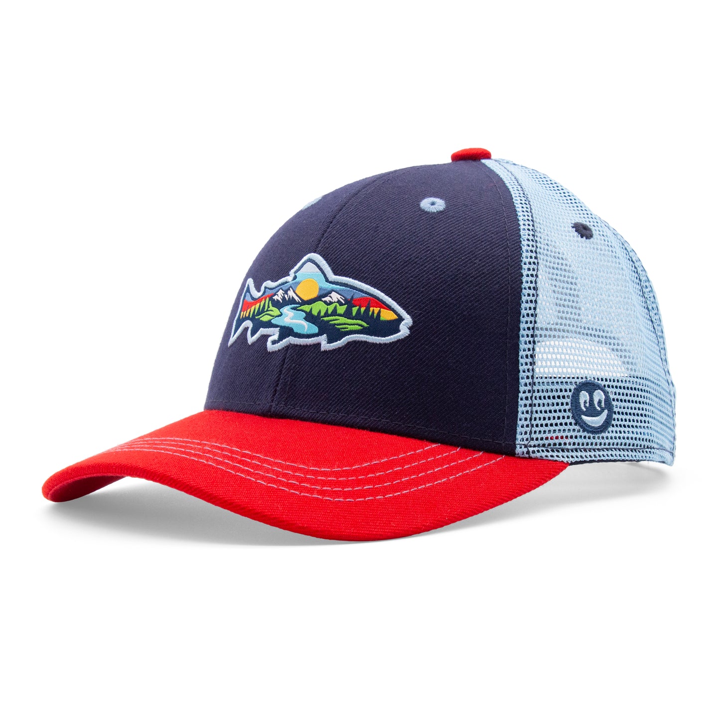 Adult Trout Stream Low Pro Curved Bill Hat - Angled