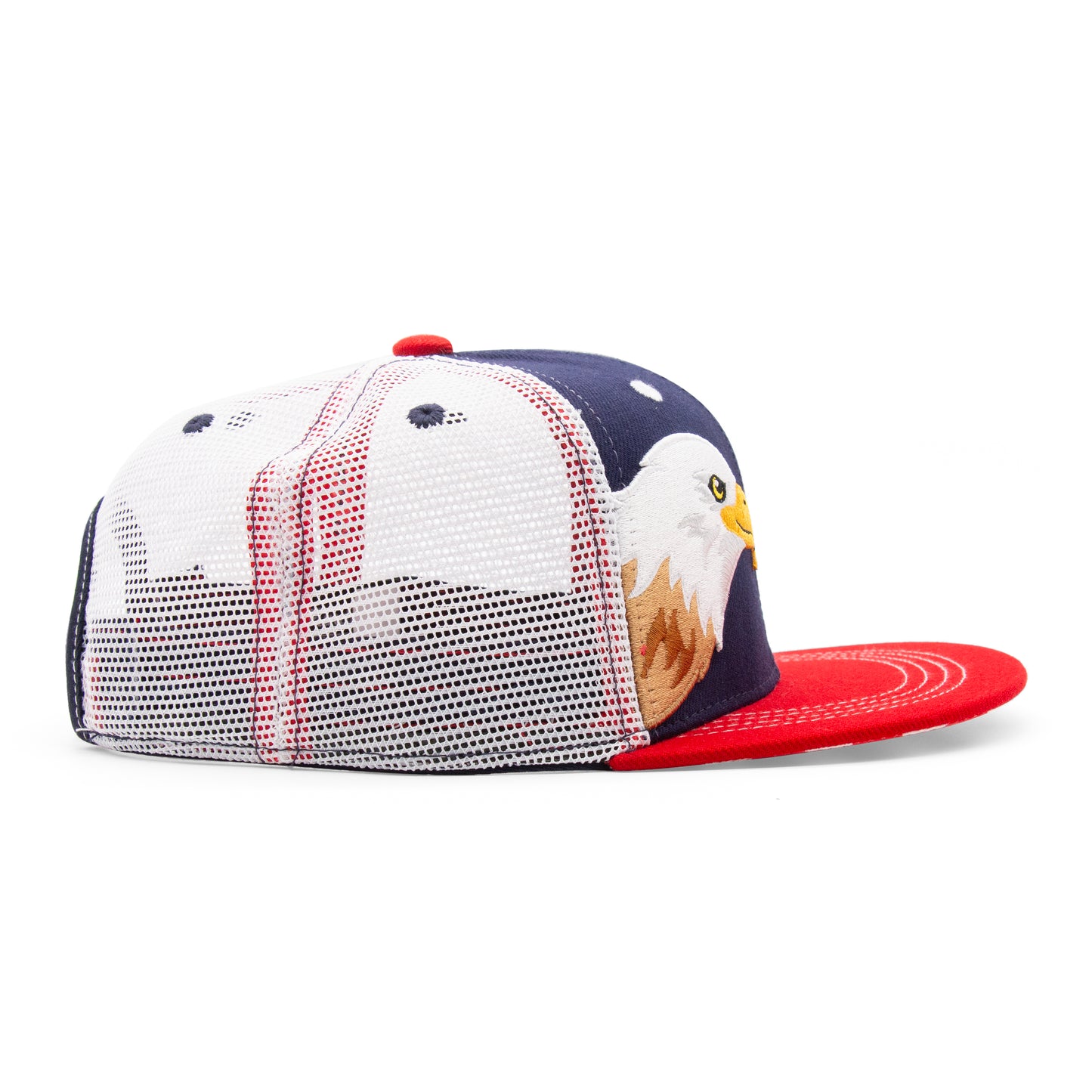Kids Bald Eagle Hat - Right Side