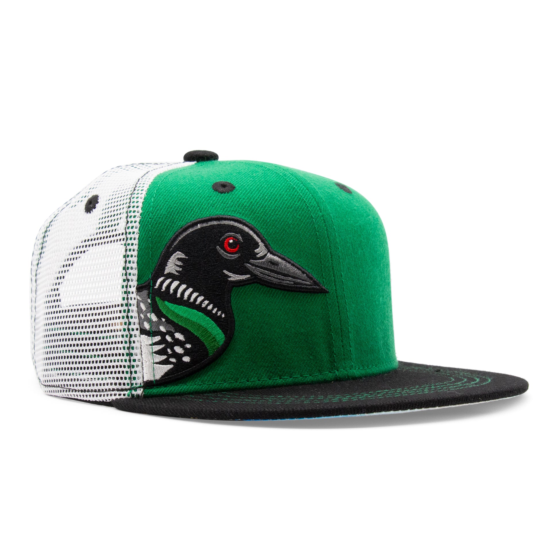 Kids Loon Flat Bill Hat - Angled