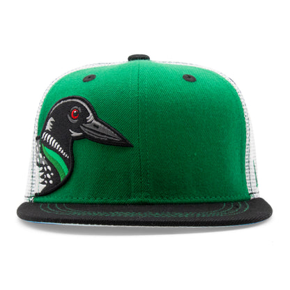 Kids Loon Flat Bill Hat - Front