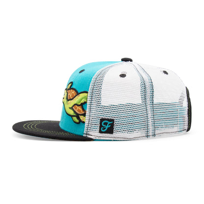 Kids Turtle Hat - Left Side