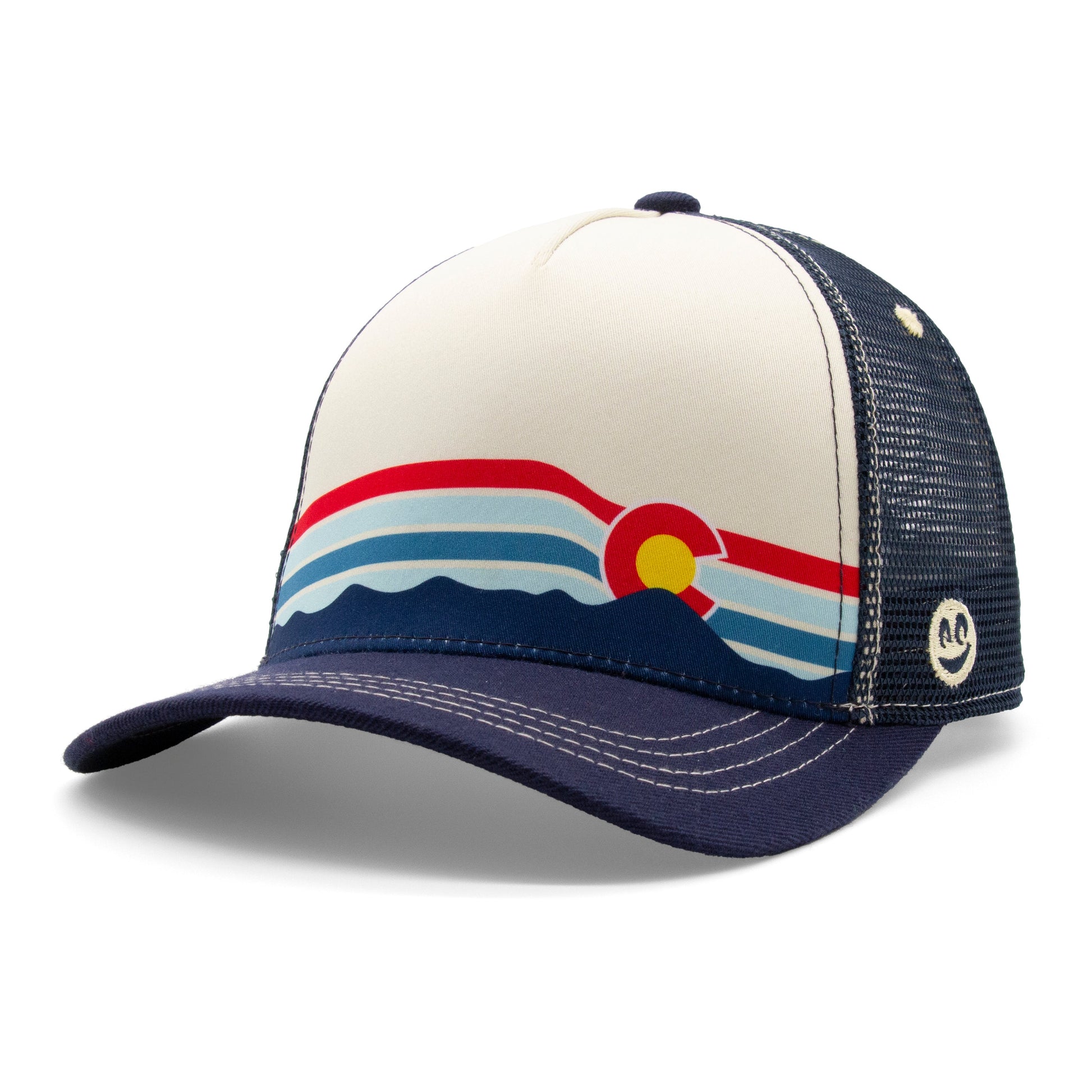 Kids Ascent Colorado Low Pro Hat royal back view