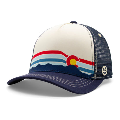 Kids Ascent Colorado Low Pro Hat royal back view