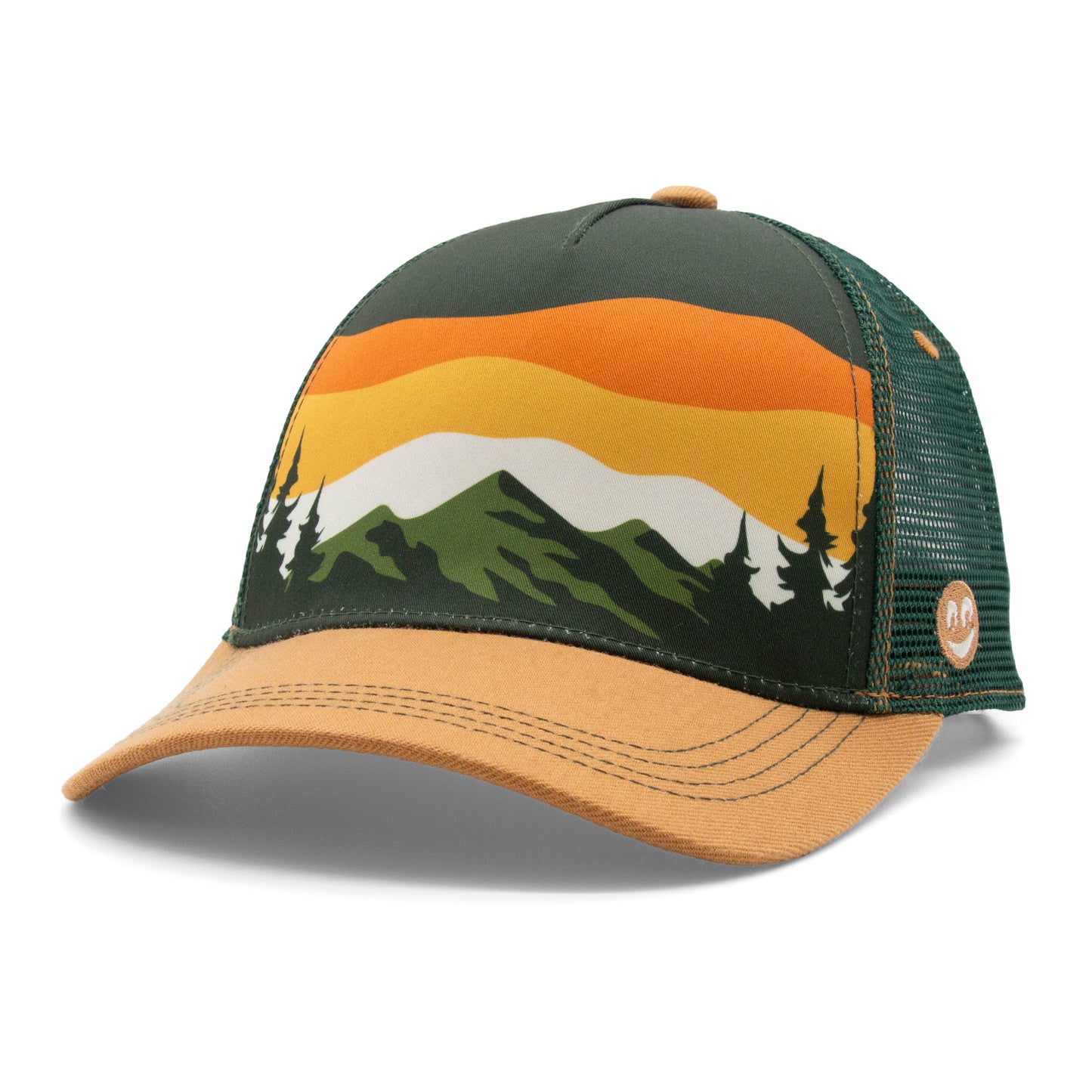 Adult Mountain Tree Tops Low Pro Hat navy extra view 9