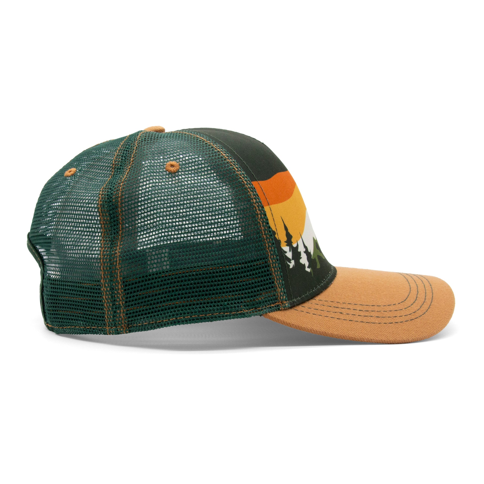 Adult Mountain Tree Tops Low Pro Hat navy extra view 11