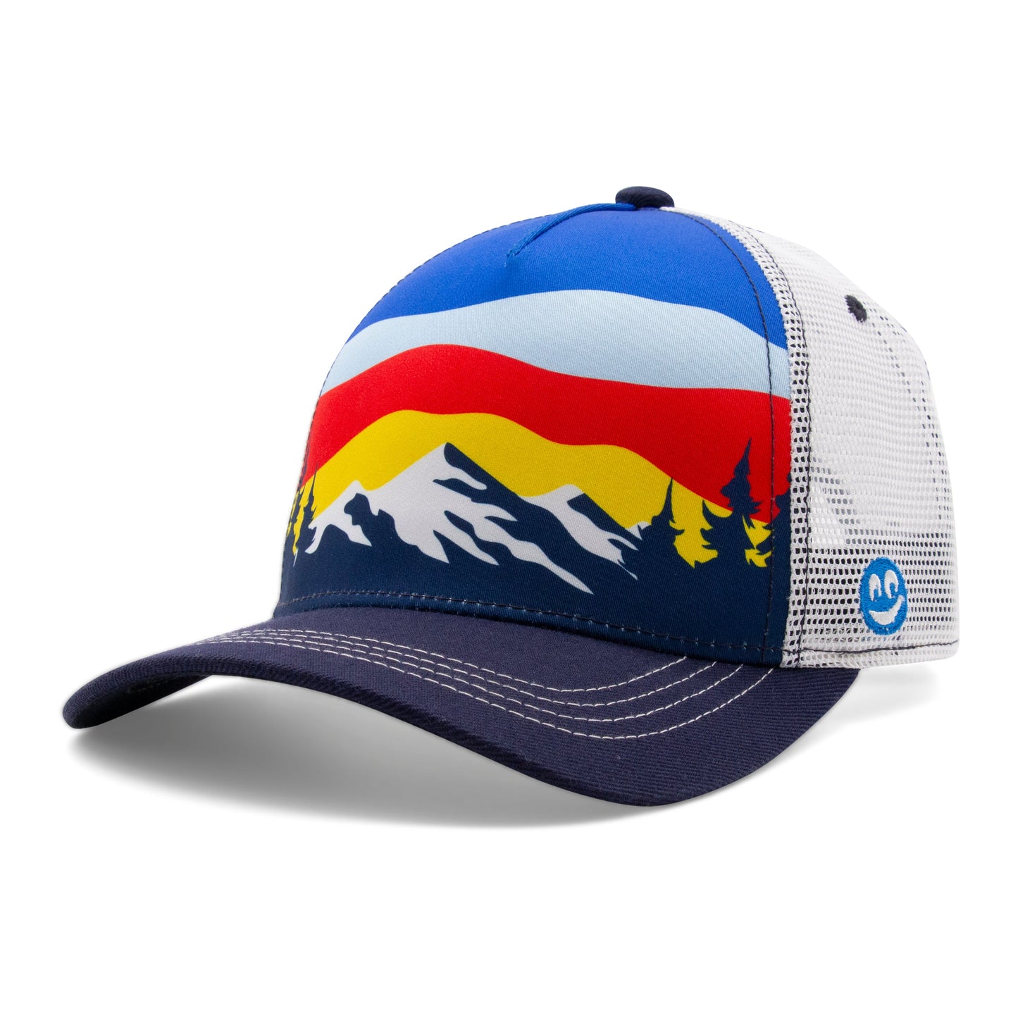 Adult Mountain Tree Tops Low Pro Hat navy extra view 14