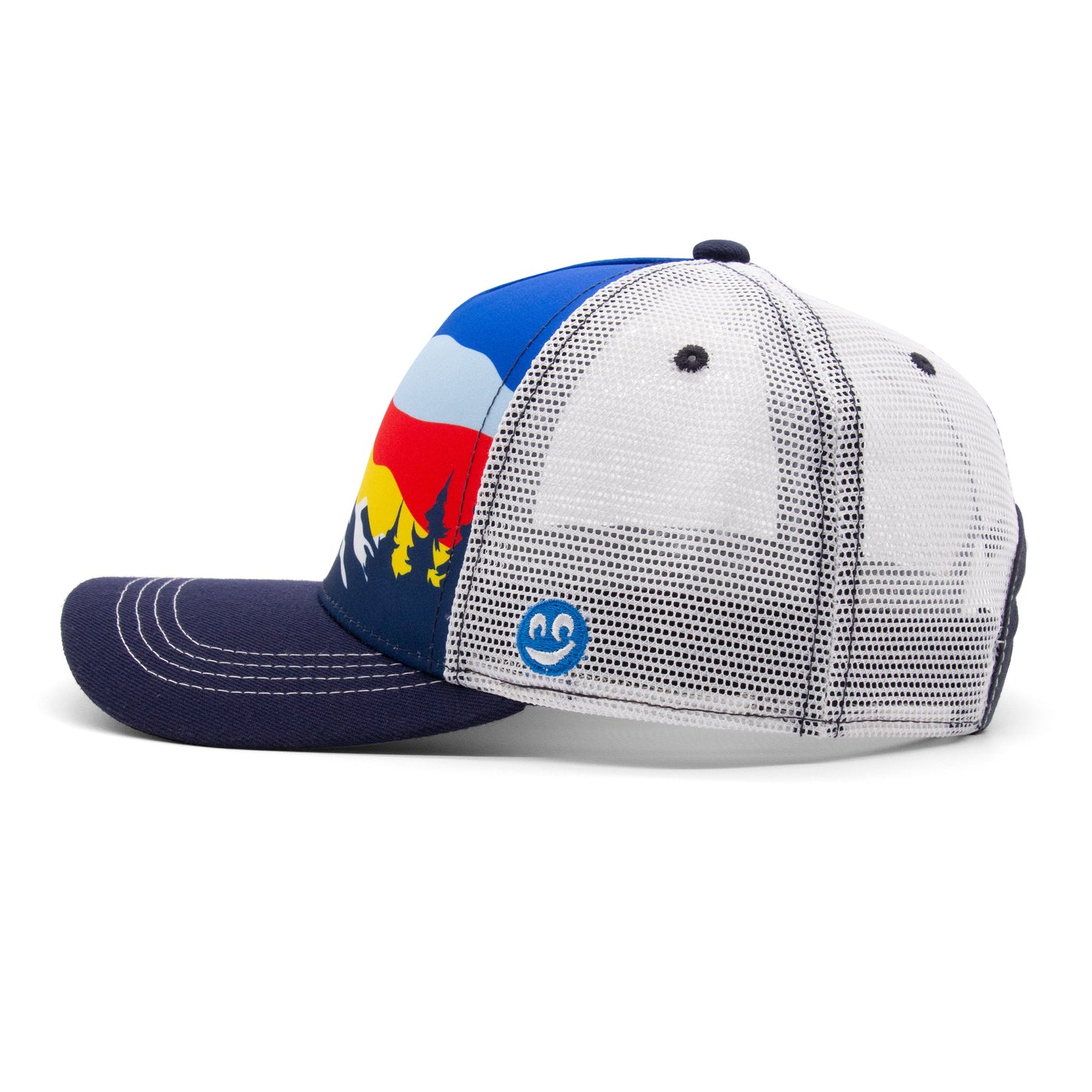 Adult Mountain Tree Tops Low Pro Hat navy extra view 15