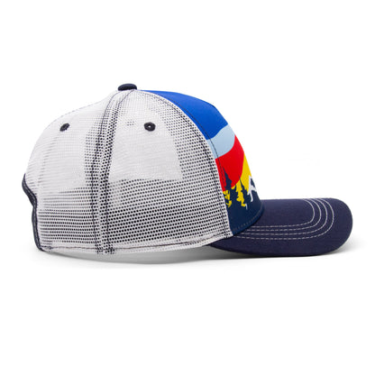 Adult Mountain Tree Tops Low Pro Hat navy extra view 16