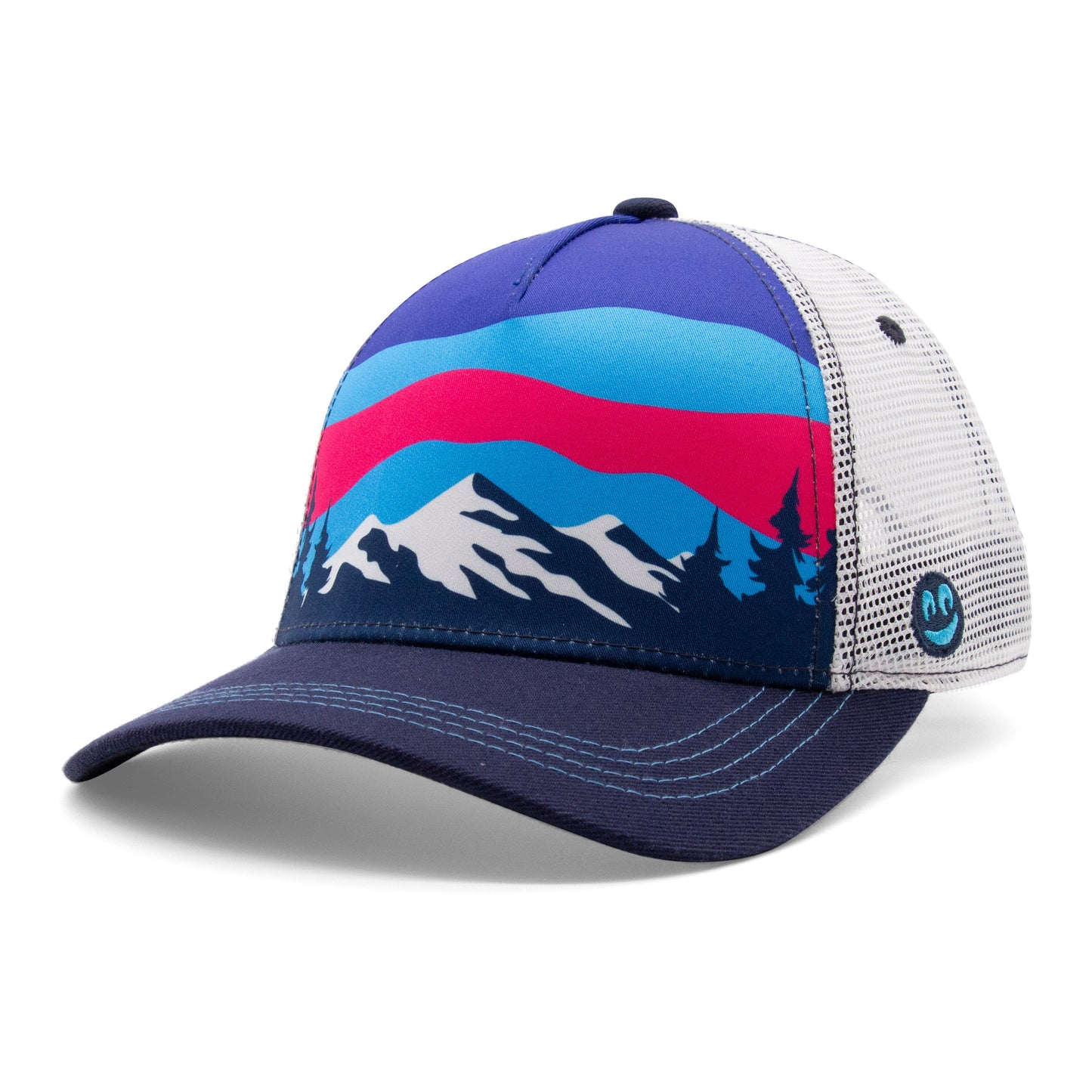 Women’s Mountain Tree Tops Low Pro Hat light-blue front view