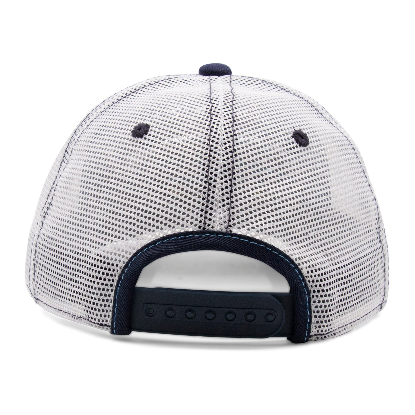 Kids Mountain Tree Tops Curved Bill Hat black angled back view