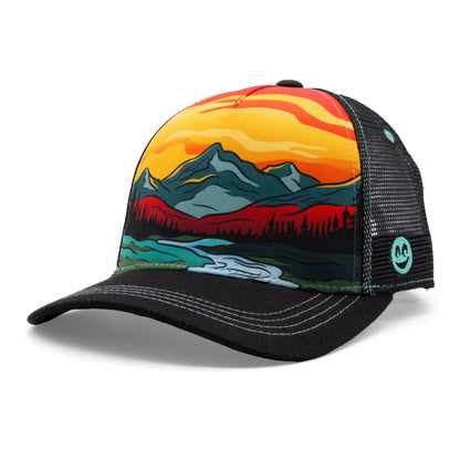 Adult Summer Strokes Low Pro Hat royal left side view