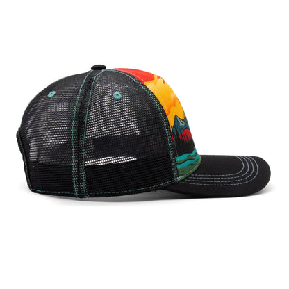 Adult Summer Strokes Low Pro Hat royal angled back view