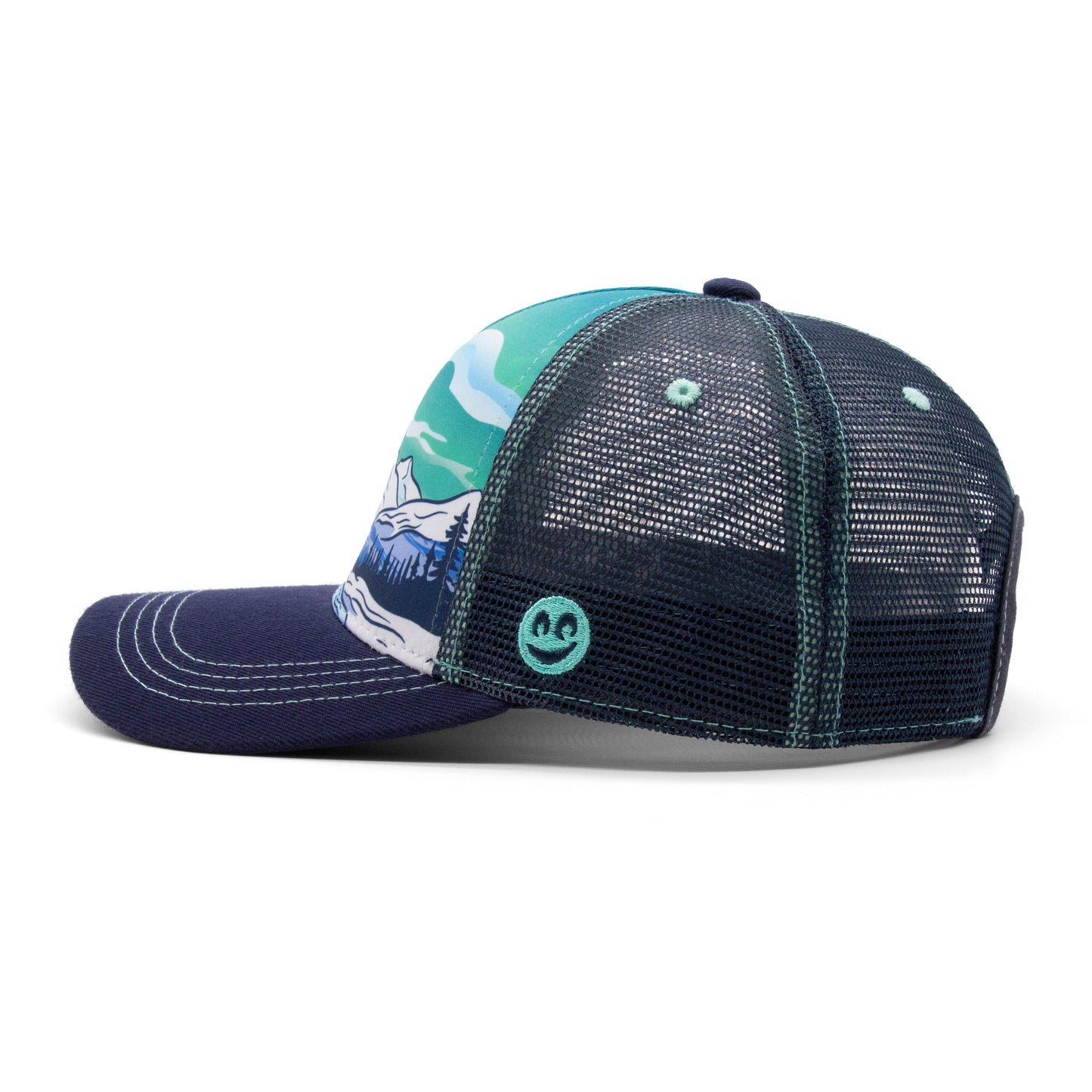 Kids Winter Strokes Low Pro Hat royal right side view