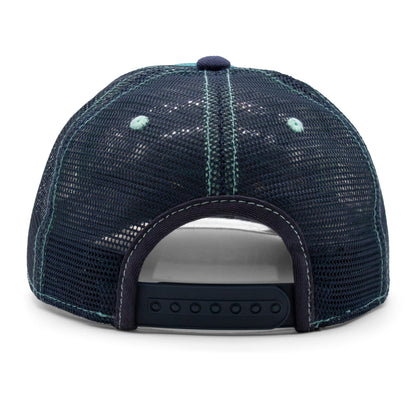Kids Winter Strokes Low Pro Hat royal back view