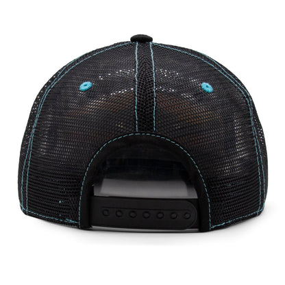 Adult Summer Strokes Camper Hat royal back view