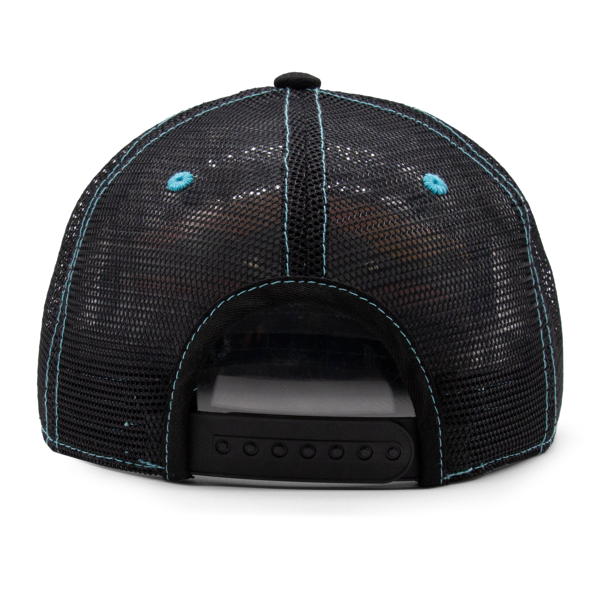 Kids Summer Strokes Camper Hat royal back view