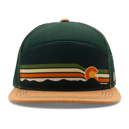 Adult Ascent Colorado Camper Hat royal back view