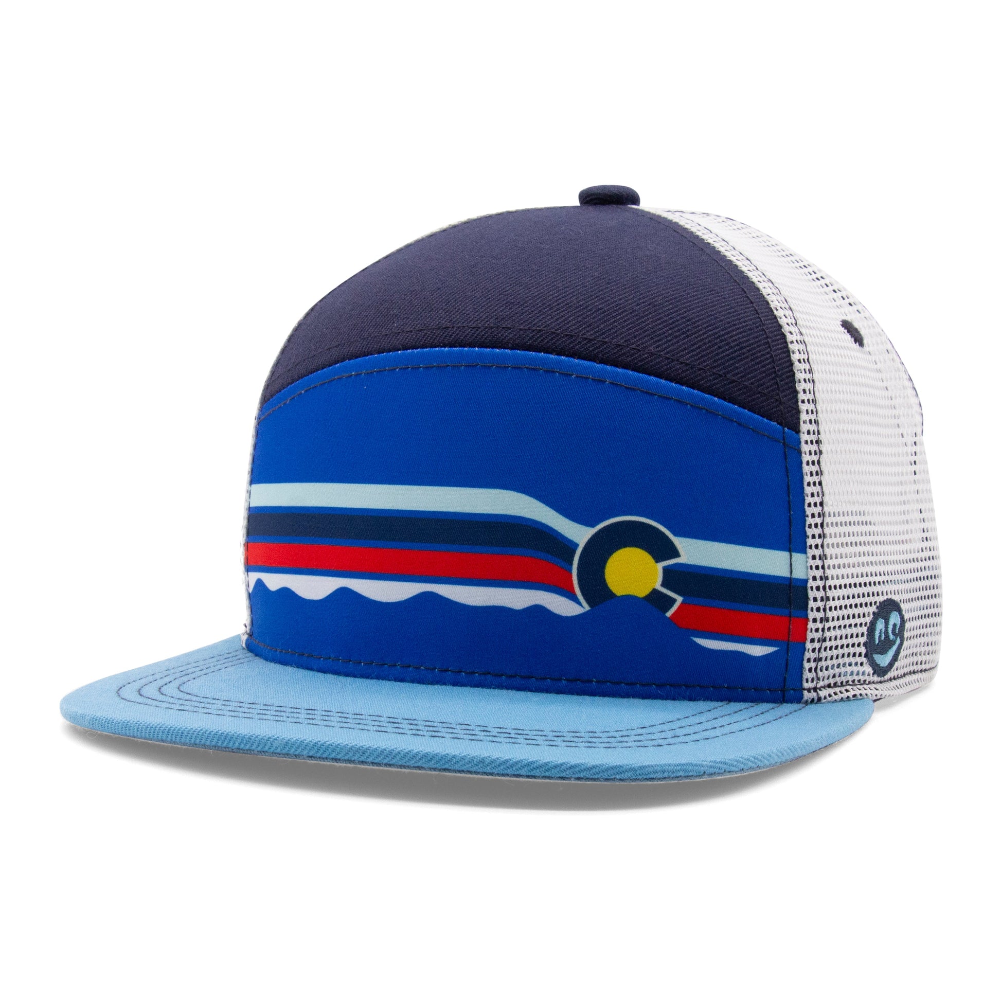Kids Ascent Colorado Camper Hat royal left side view