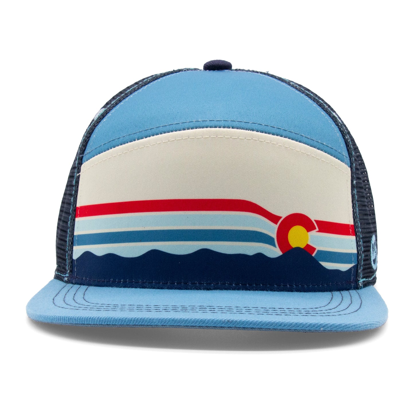 Adult Ascent Colorado Camper Hat navy front view