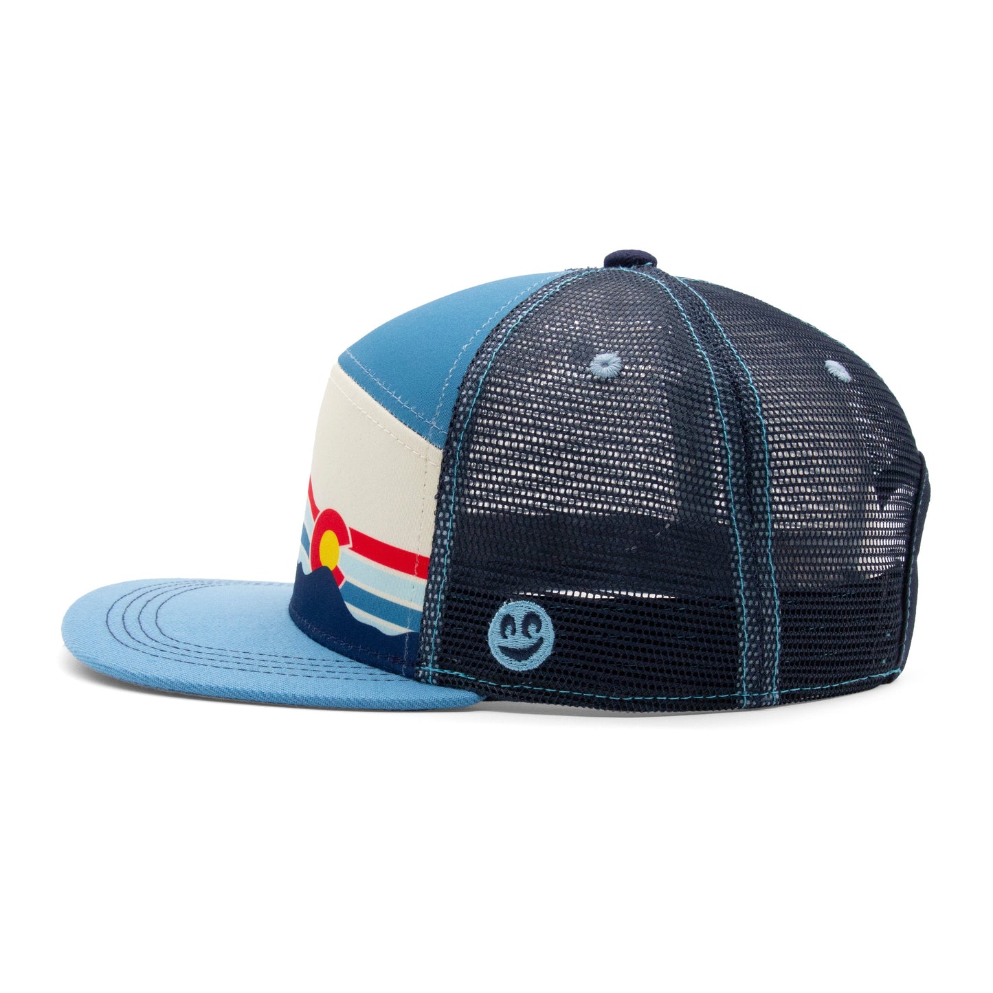 Adult Ascent Colorado Camper Hat royal front view