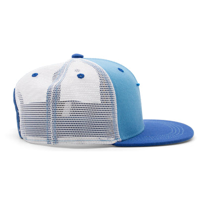 Kids Marlin Flat Bill Hat royal right side view