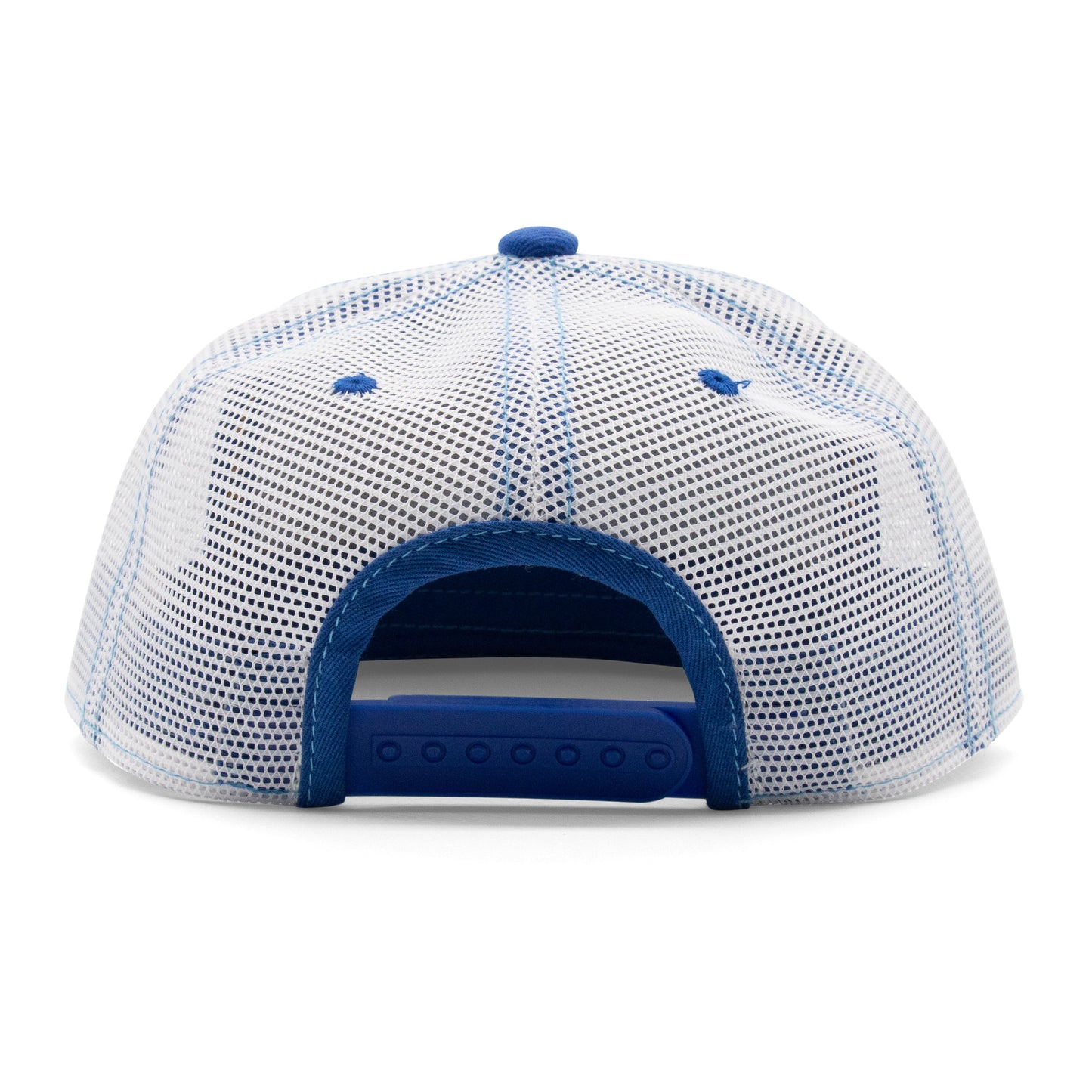 Kids Marlin Flat Bill Hat royal back view