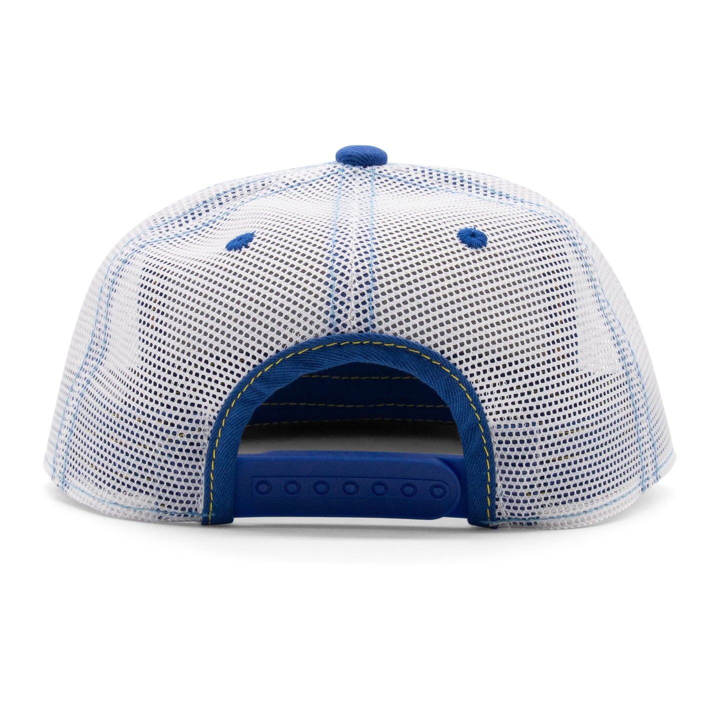 Kids Parrot Flat Bill Hat royal back view