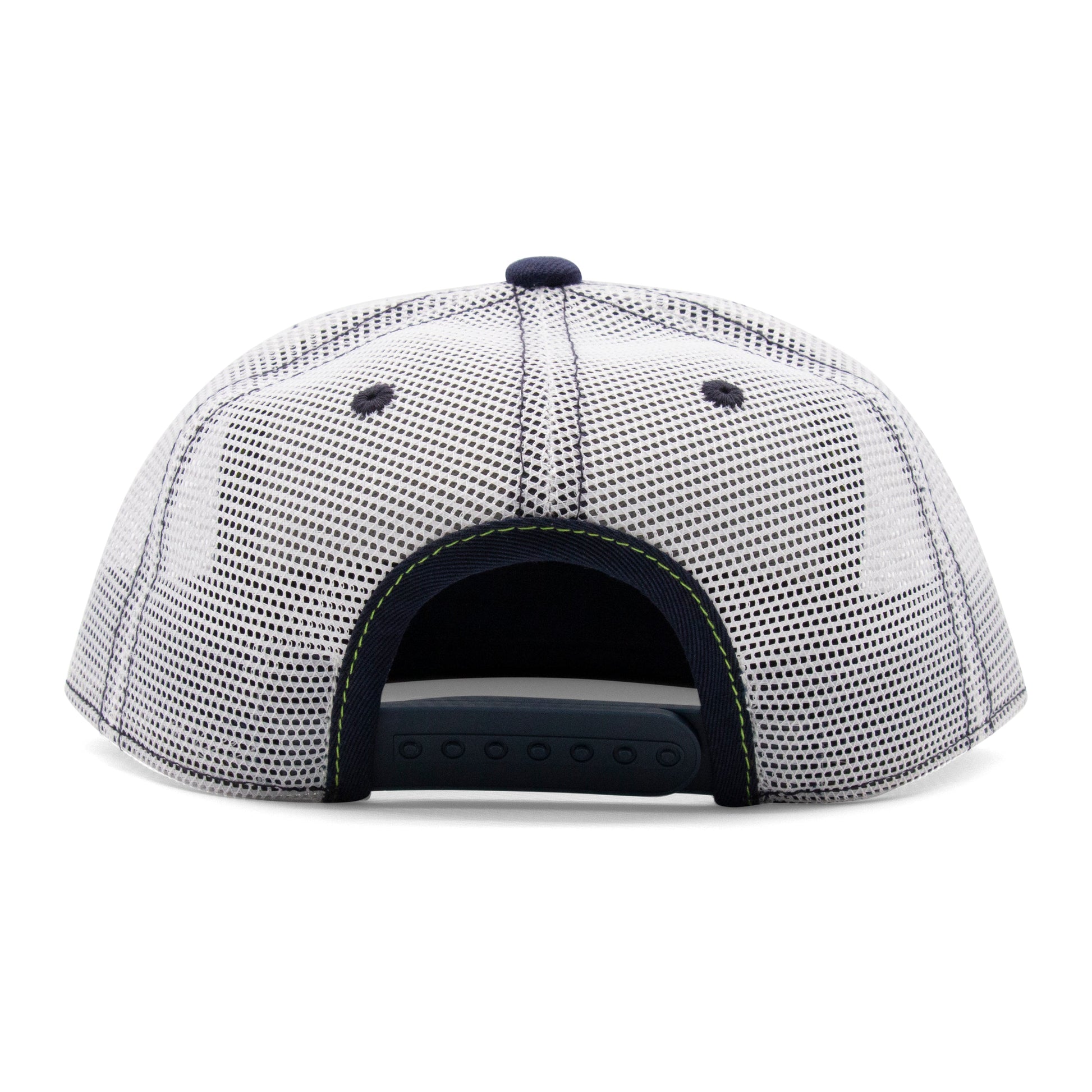 Kids Trout Flat Bill Hat royal back view