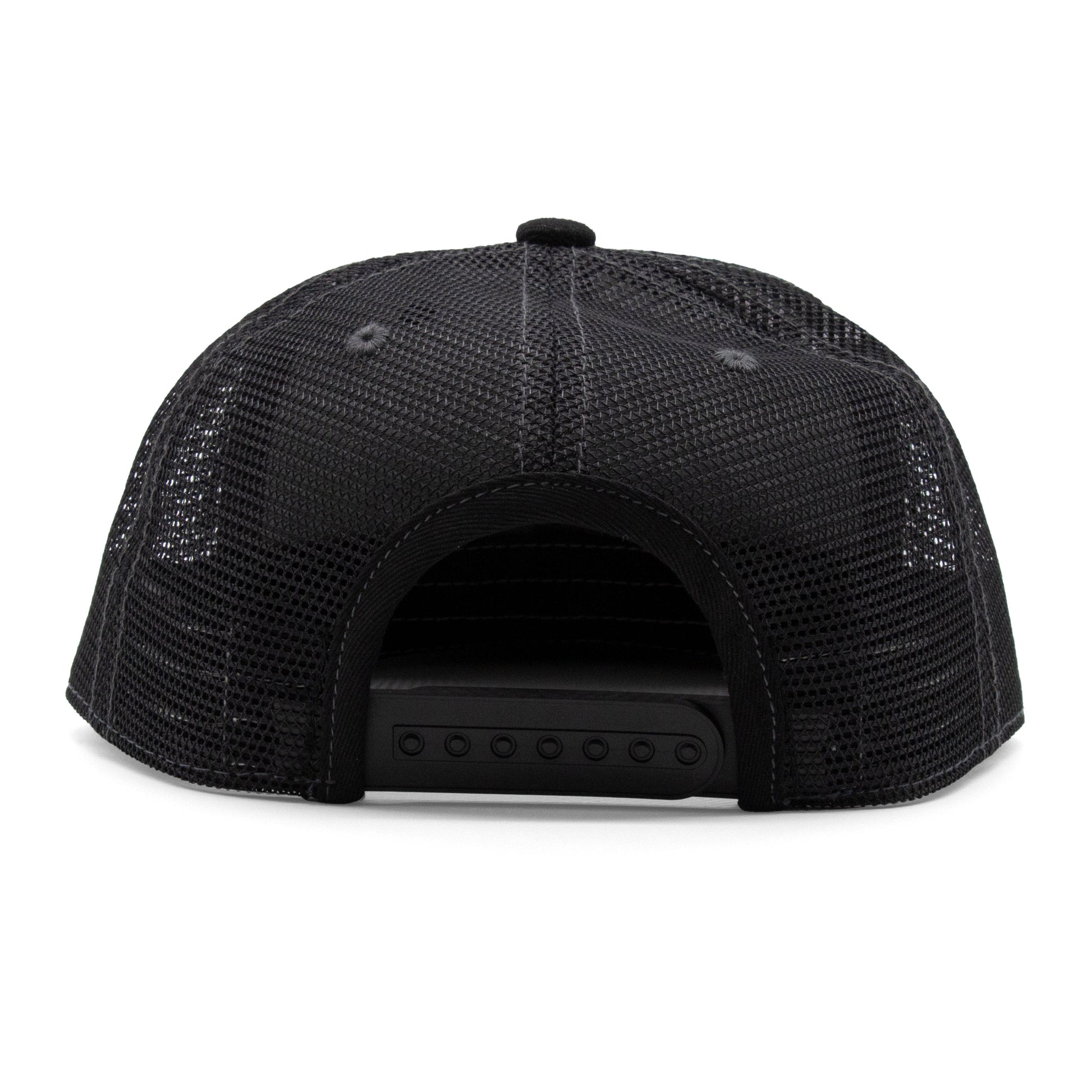 Kids Rhino Flat Bill Hat royal back view