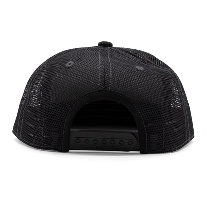 Kids Rhino Flat Bill Hat royal back view