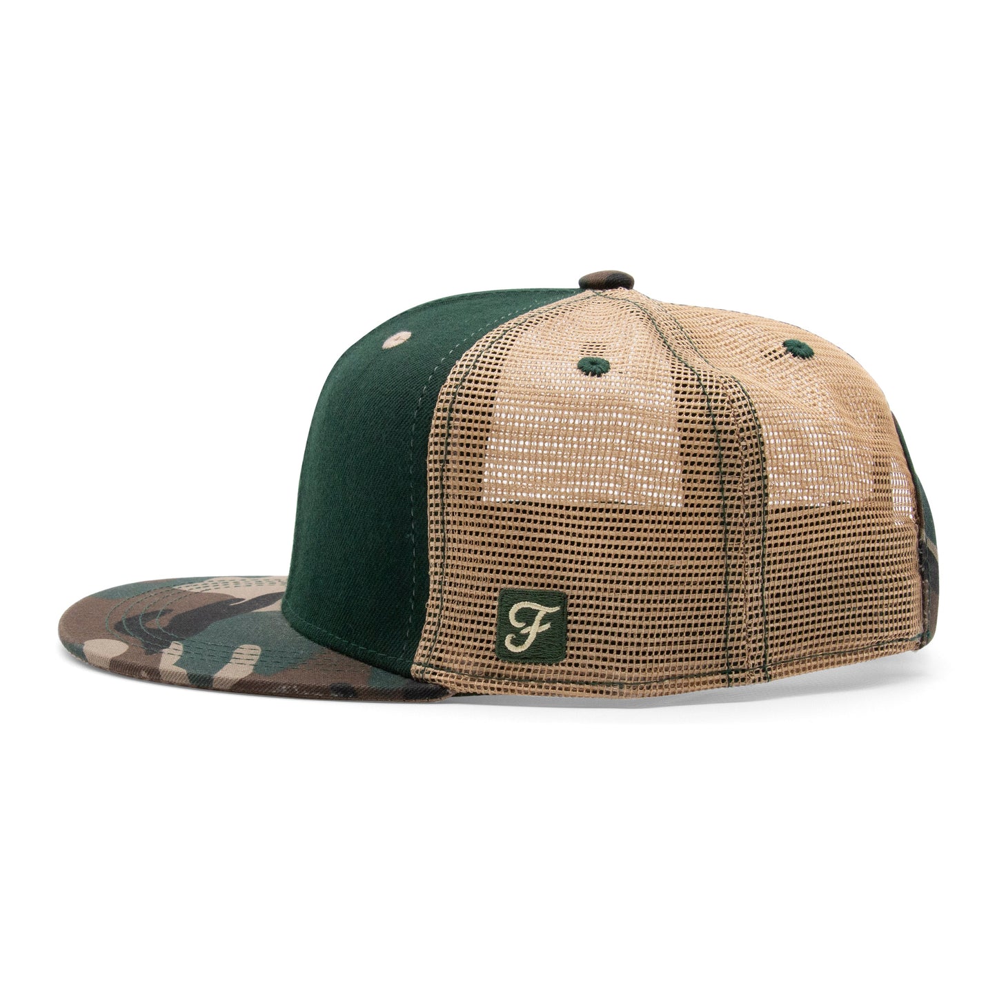 Adult Bigfoot Flat Bill Hat royal right side view