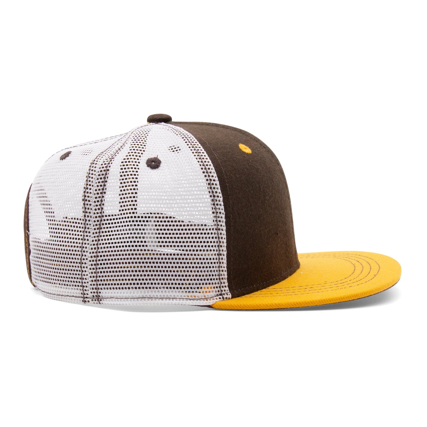 Kids Lion Flat Bill Hat royal angled back view