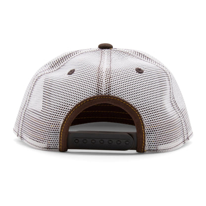 Kids Lion Flat Bill Hat royal back view